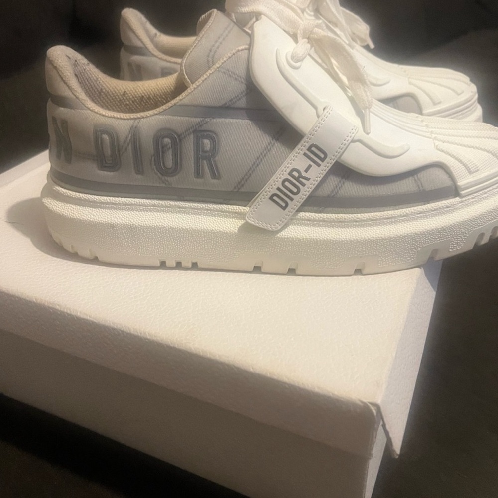 Dior White and Gray Women's Sneakers